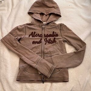 Abercrombie & Fitch Tan Sweatshirt